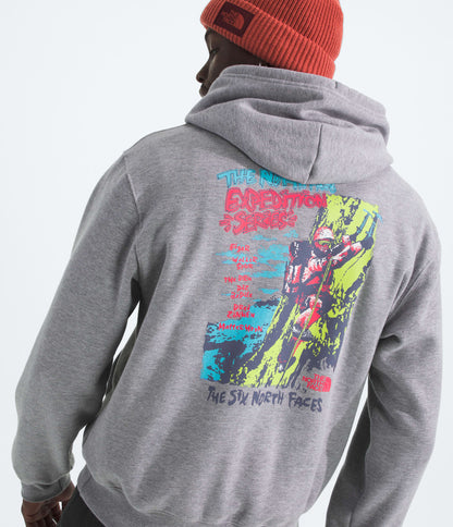The North Face Men’s TNF™ Essential Expedition Series Hoodie—Graphic TNF Pale Grey Heather