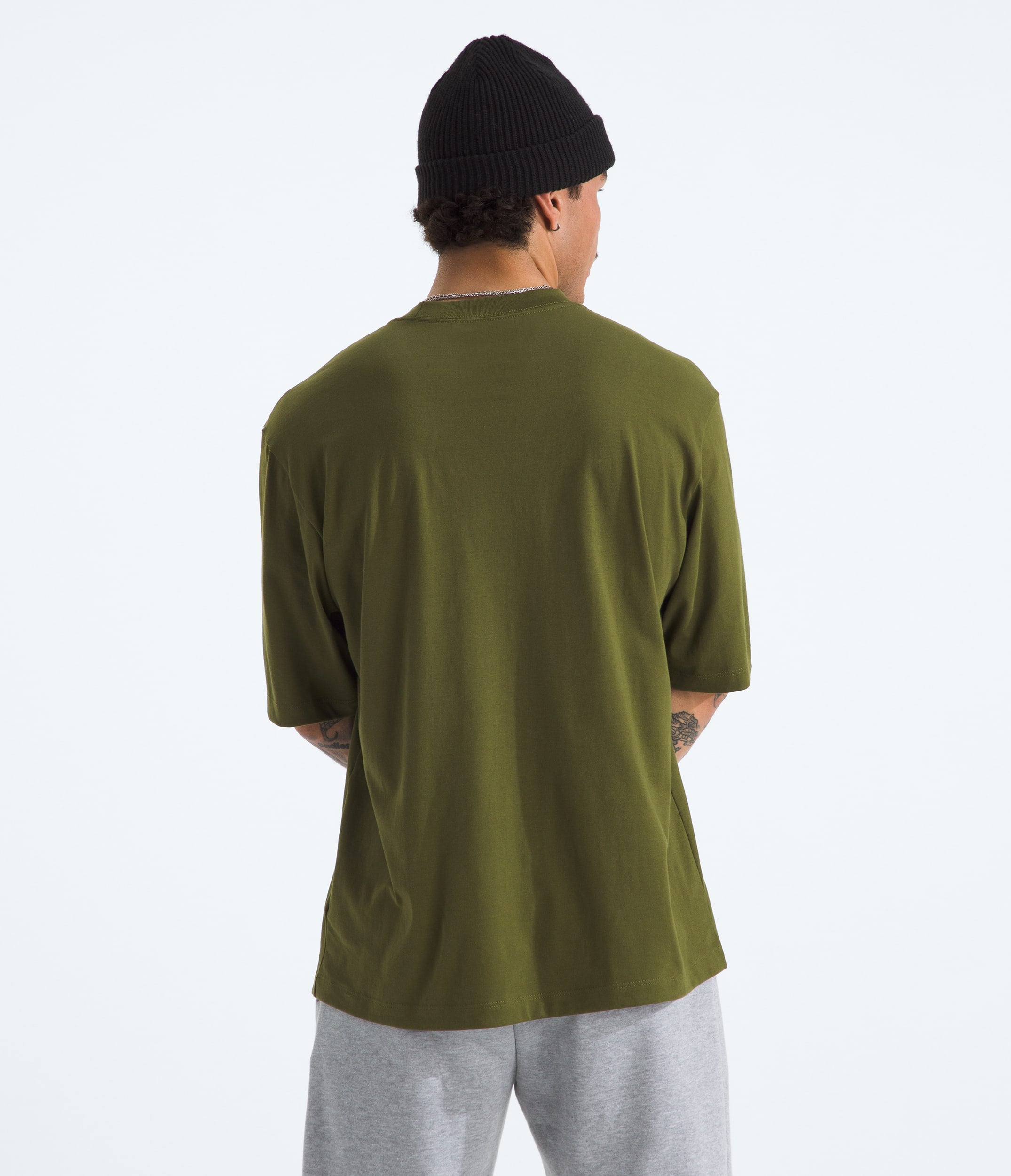 The North Face Men’s TNF™ Essential Simple Dome Oversize Short-Sleeve Tee Woodland Green
