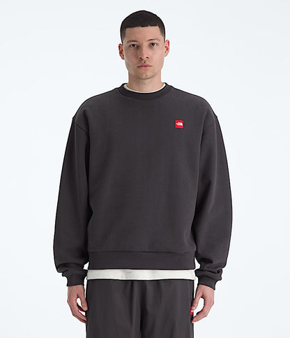 The North Face Men TNF Red Box Crew Obsidian TNF Classic Grey Heather Lunar Blue
