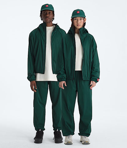 The North Face Men TNF Red Box Packable Wind Pants Hunter Green Obsidian