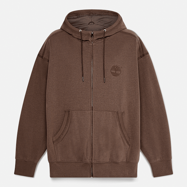 Timberland 10061 Full-Zip Sweatshirt Chocolate Brown Men'S