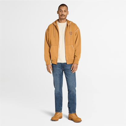 Timberland 10061 Full-Zip Sweatshirt Wheat Men'S