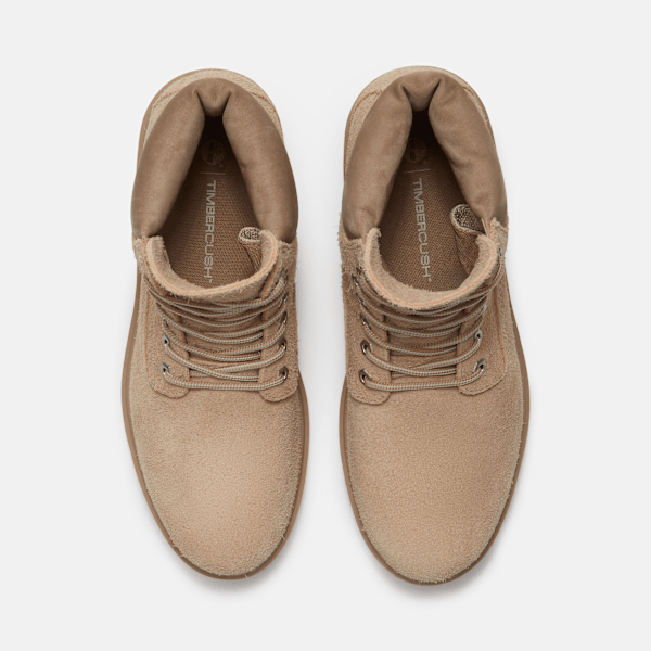 Timberland 25 6-Inch Waterproof Boot Natural Suede Men'S