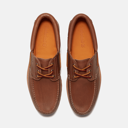 Timberland Authentic 3-Eye Lug Handsewn Boat Shoe Medium Brown Full-Grain/Medium Brown Men'S