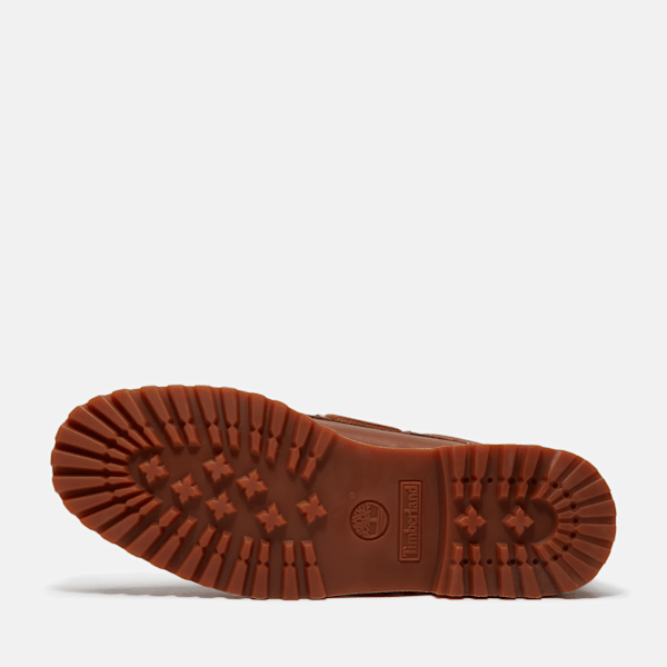 Timberland Authentic 3-Eye Lug Handsewn Boat Shoe Medium Brown Full-Grain/Medium Brown Men'S