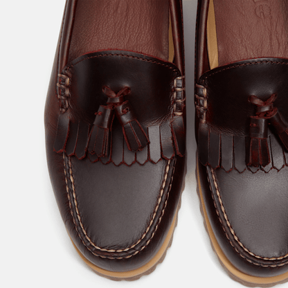Timberland Authentic Loafer Burgundy Full-Grain Men'S