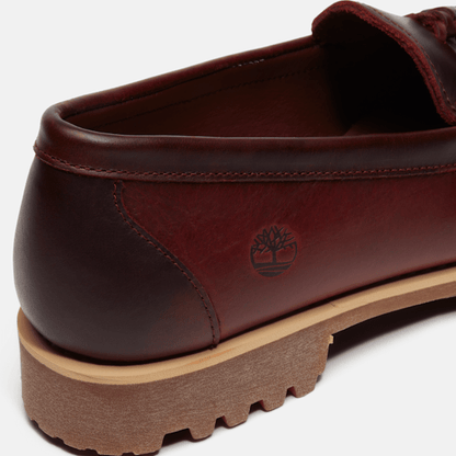 Timberland Authentic Loafer Burgundy Full-Grain Men'S