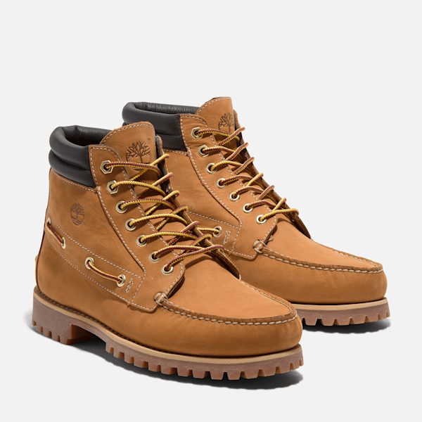 Timberland Authentic Mid Lace-Up Boot Wheat Nubuck Men'S