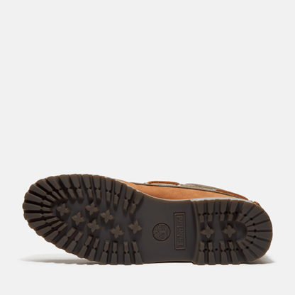 Timberland Authentics 3-Eye Boat Shoe Medium Brown Nubuck Men'S