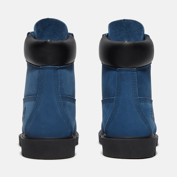 Timberland Classic 6-Inch Waterproof Boot Dark Blue Nubuck Men'S