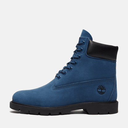 Timberland Classic 6-Inch Waterproof Boot Dark Blue Nubuck Men'S
