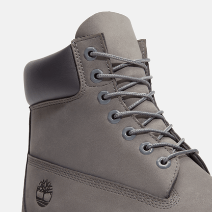 Timberland Classic 6-Inch Waterproof Boot Medium Grey Nubuck Men'S