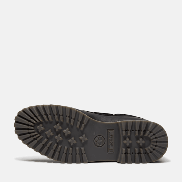 Timberland Emerald Woods 3-Eye Lug Handsewn Boat Shoe Black Full-Grain Men'S