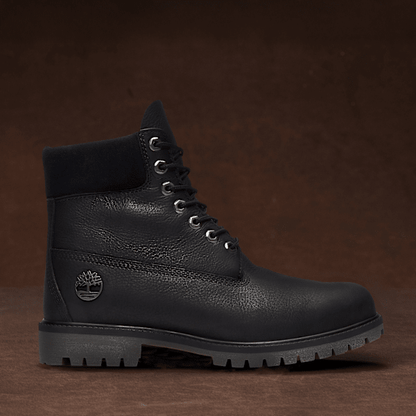 Timberland Emerald Woods 6-Inch Waterproof Boot Black Full-Grain Men'S