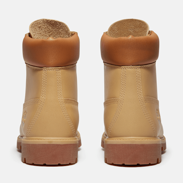 Timberland Founder'S Premium 6-Inch Waterproof Boot Beige Full-Grain Men'S