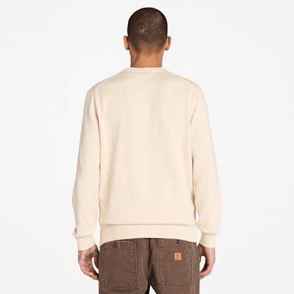 Timberland Graphic Sweater Light Beige Men'S