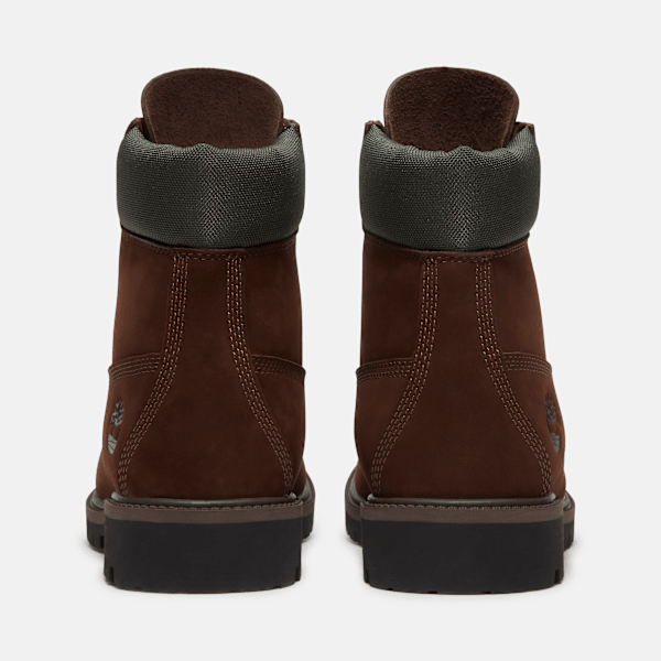 Timberland Heritage 6-Inch Waterproof Boot Dark Brown Nubuck Men'S