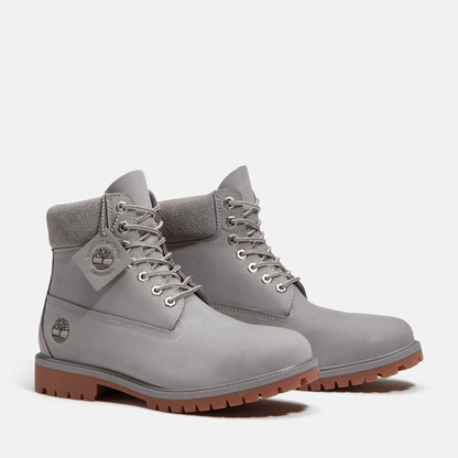 Timberland Heritage 6-Inch Waterproof Boot Medium Greyout Nubuck Men'S