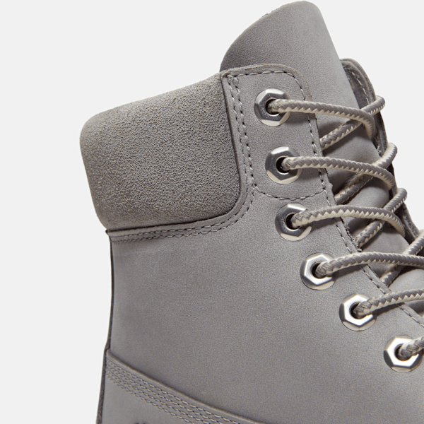 Timberland Heritage 6-Inch Waterproof Boot Medium Greyout Nubuck Men'S