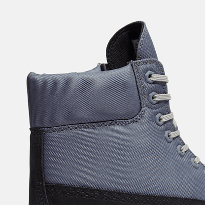 Timberland Heritage 6-Inch Waterproof Boot Black Nubuck/Grey Men'S