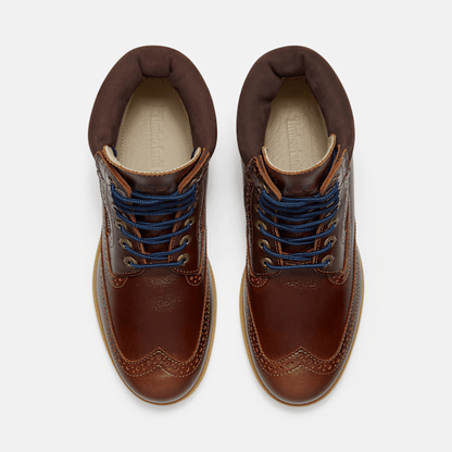 Timberland Heritage 6-Inch Waterproof Boot Medium Brown Full-Grain Men'S