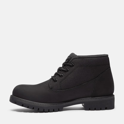 Timberland Heritage Mid Chukka Boot Black Nubuck Men'S