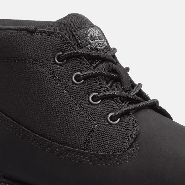 Timberland Heritage Mid Chukka Boot Black Nubuck Men'S