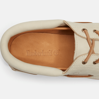 Timberland Lake House 3-Eye Lug Boat Shoe Light Beige Nubuck Men'S