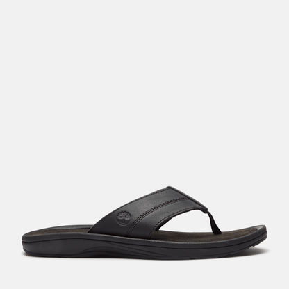 Timberland Originals Slide Sandal Black Leather Men'S