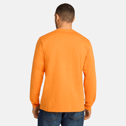 Timberland Pro Core Logo Long-Sleeve T-Shirt Pro Orange Men'S