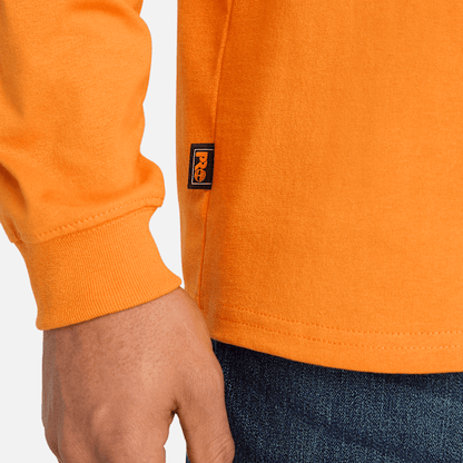 Timberland Pro Core Logo Long-Sleeve T-Shirt Pro Orange Men'S