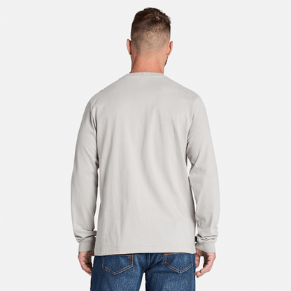 Timberland Pro Core Logo Long-Sleeve T-Shirt Greige Men'S