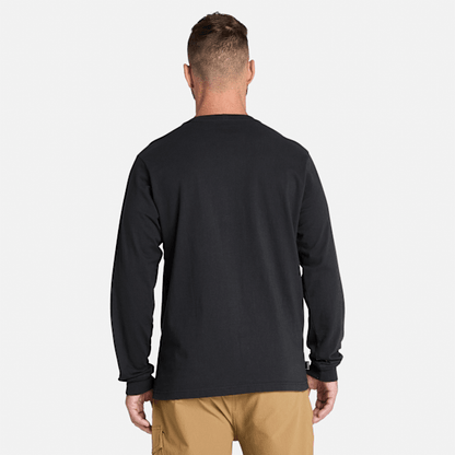 Timberland Pro Core Logo Long-Sleeve T-Shirt Black Men'S