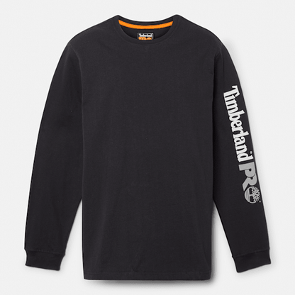 Timberland Pro Core Logo Long-Sleeve T-Shirt Black Men'S