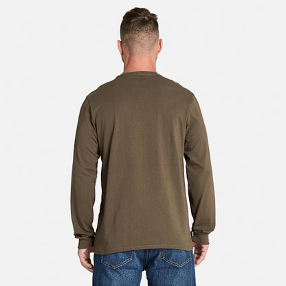 Timberland Pro Core Pocket Long-Sleeve T-Shirt Olive Night Men'S