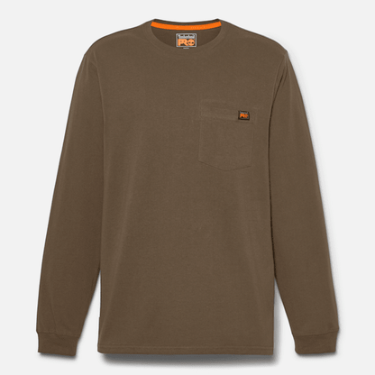Timberland Pro Core Pocket Long-Sleeve T-Shirt Olive Night Men'S