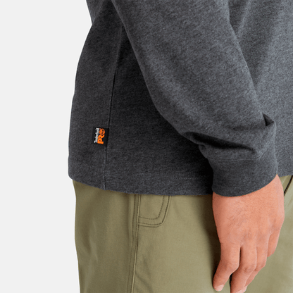 Timberland Pro Core Pocket Long-Sleeve T-Shirt Deep Grey Heather Men'S