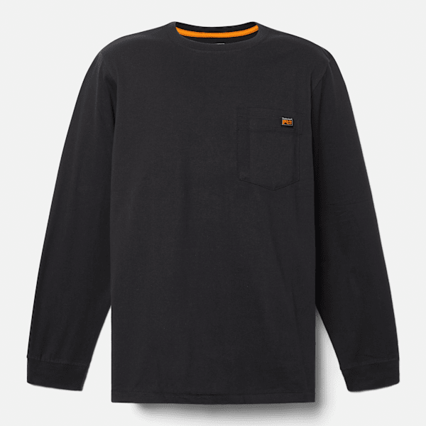 Timberland Pro Core Pocket Long-Sleeve T-Shirt Black Men'S