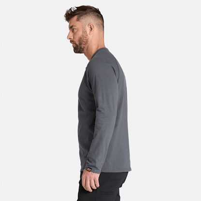 Timberland Pro Core Reflective Logo Long-Sleeve T-Shirt Asphalt Men'S