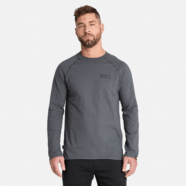 Timberland Pro Core Reflective Logo Long-Sleeve T-Shirt Asphalt Men'S
