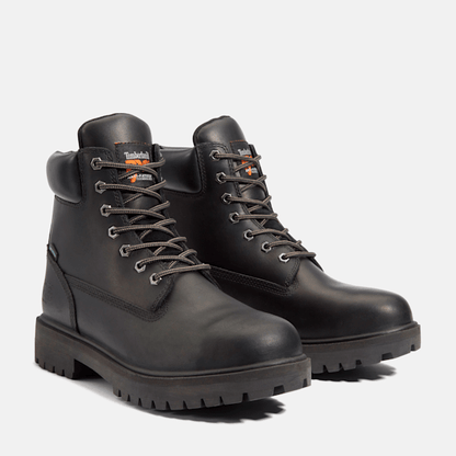 Timberland Pro Direct Attach 6" Waterproof Insulated Steel-Toe Work Boot Black Men'S