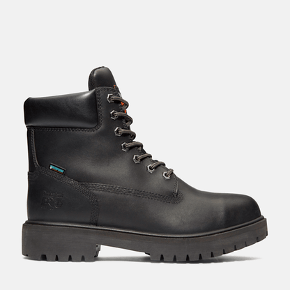 Timberland Pro Direct Attach 6" Waterproof Insulated Steel-Toe Work Boot Black Men'S