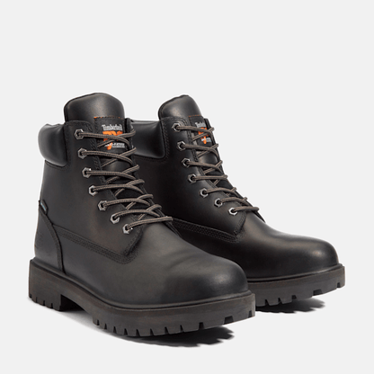 Timberland Pro Direct Attach 6" Waterproof Insulated Steel-Toe Work Boot Black Men'S