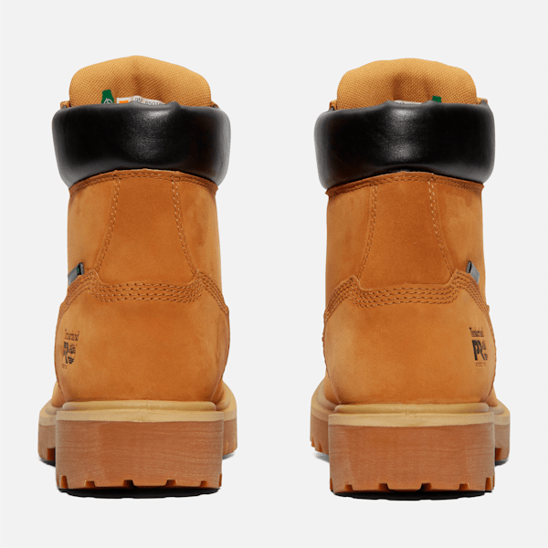 Timberland Pro Direct Attach 6" Waterproof Insulated Steel-Toe Work Boot Wheat Men'S