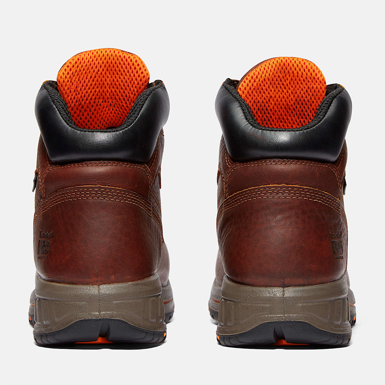 Timberland Men'S Timberland Pro Helix Hd 6" Composite Toe Waterproof Work Boot Brown/Grey