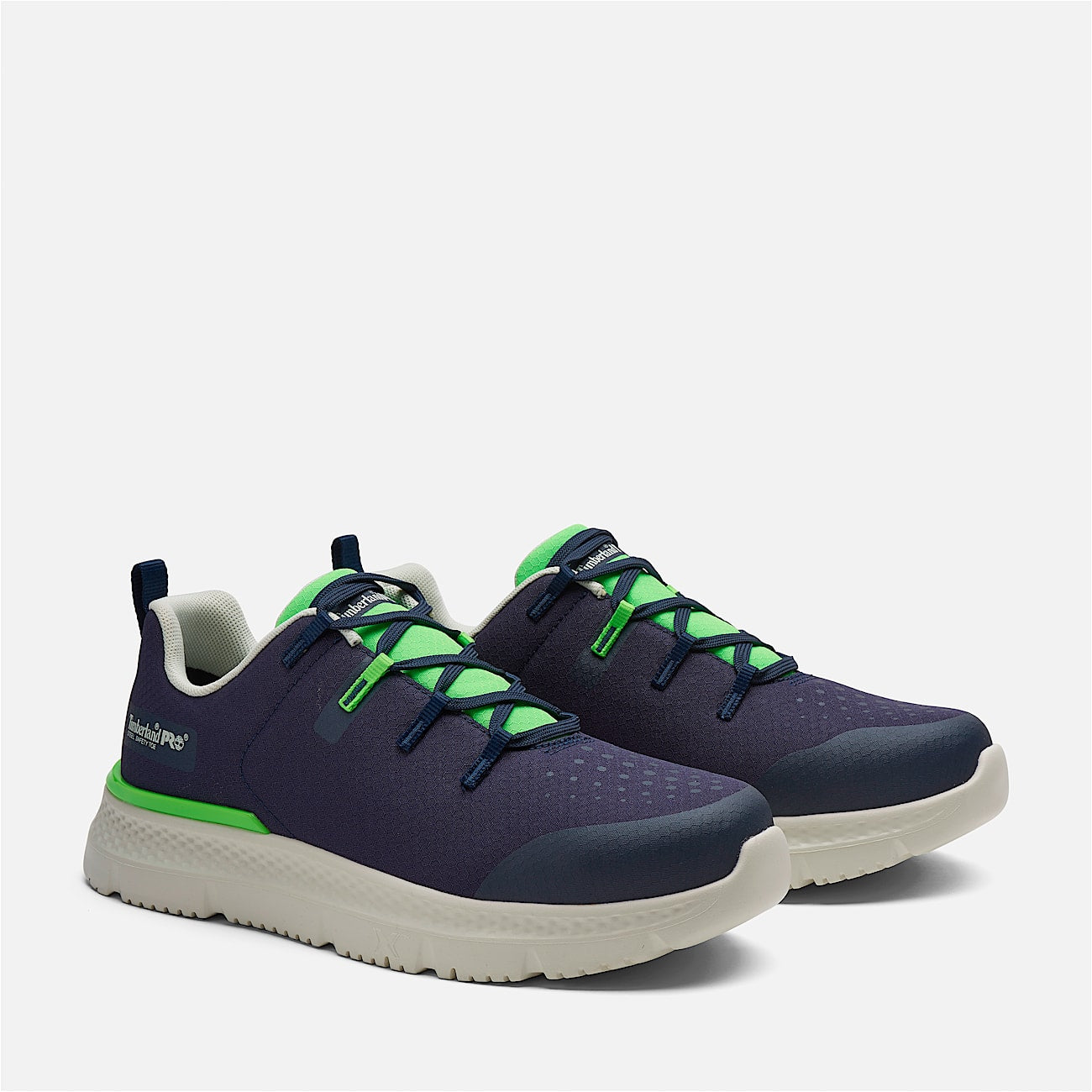 Timberland Men'S Timberland Pro Intercept Athletic Steel-Toe Work Sneaker Navy/Lime