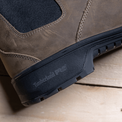 Timberland Pro Nashoba Soft-Toeslip-On Work Boot Brown Men'S