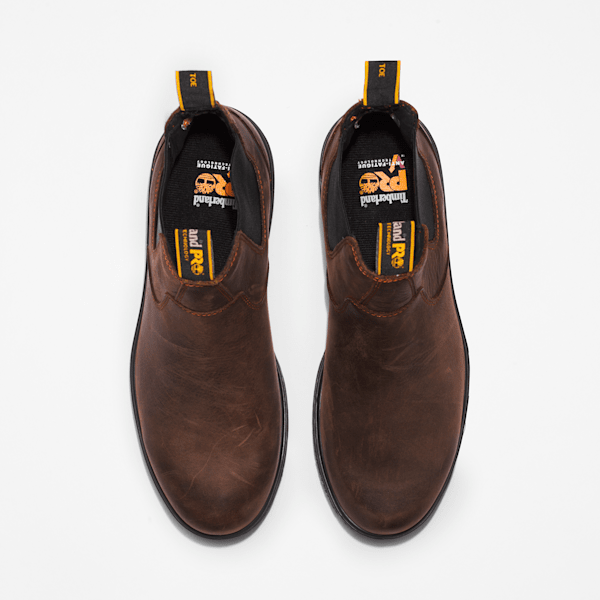Timberland Pro Nashoba Soft-Toeslip-On Work Boot Brown Men'S