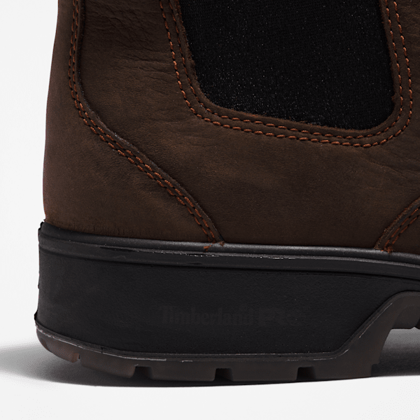 Timberland Pro Nashoba Soft-Toeslip-On Work Boot Brown Men'S