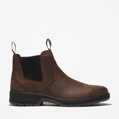 Timberland Pro Nashoba Soft-Toeslip-On Work Boot Brown Men'S